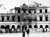 Trg bana Jelačića 1929. godine. Rušenje 'Velike kvane' prije izgradnje hotela Milinov
